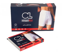 بوكس 6 هاف رﺟﺎﻟﻲ ﻗﻄﻦ ابيض