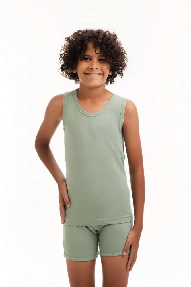 بوكس 6 قطع طقم ولادي علاقي + هاف ملون